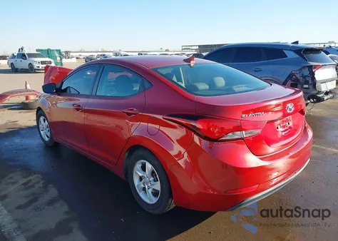 2014 Hyundai Elantra Se z USA, uszkodzony, nr VIN 5NPDH4AE3EH464003